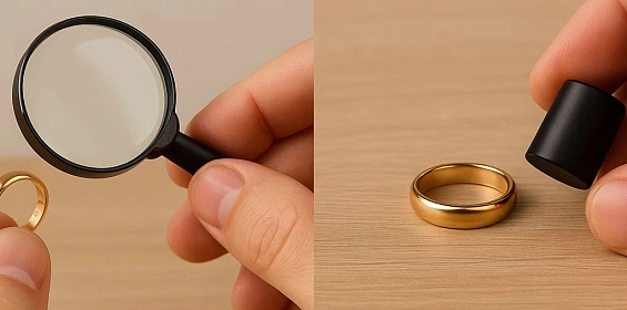 Как проверить подлинность золота: в домашних условиях.